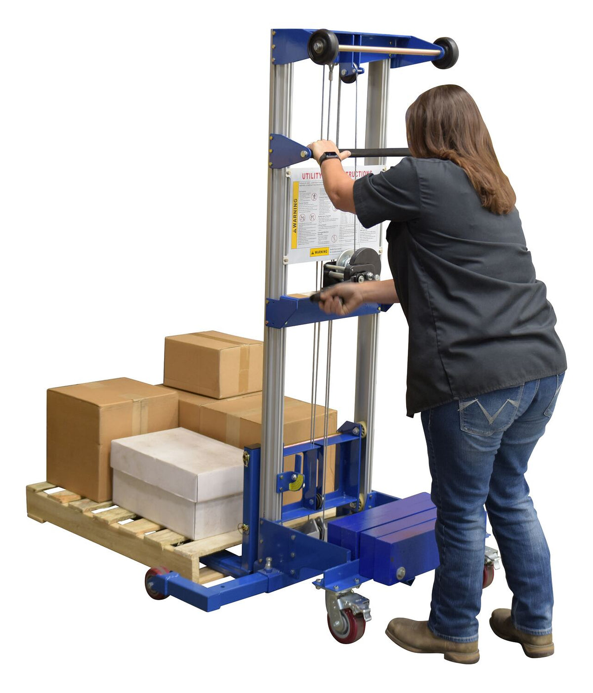 Montacargas con cabrestante manual de Vestil Manufacturing Corp– – Ahora disponibles en MTN Shop US. - imagen 2