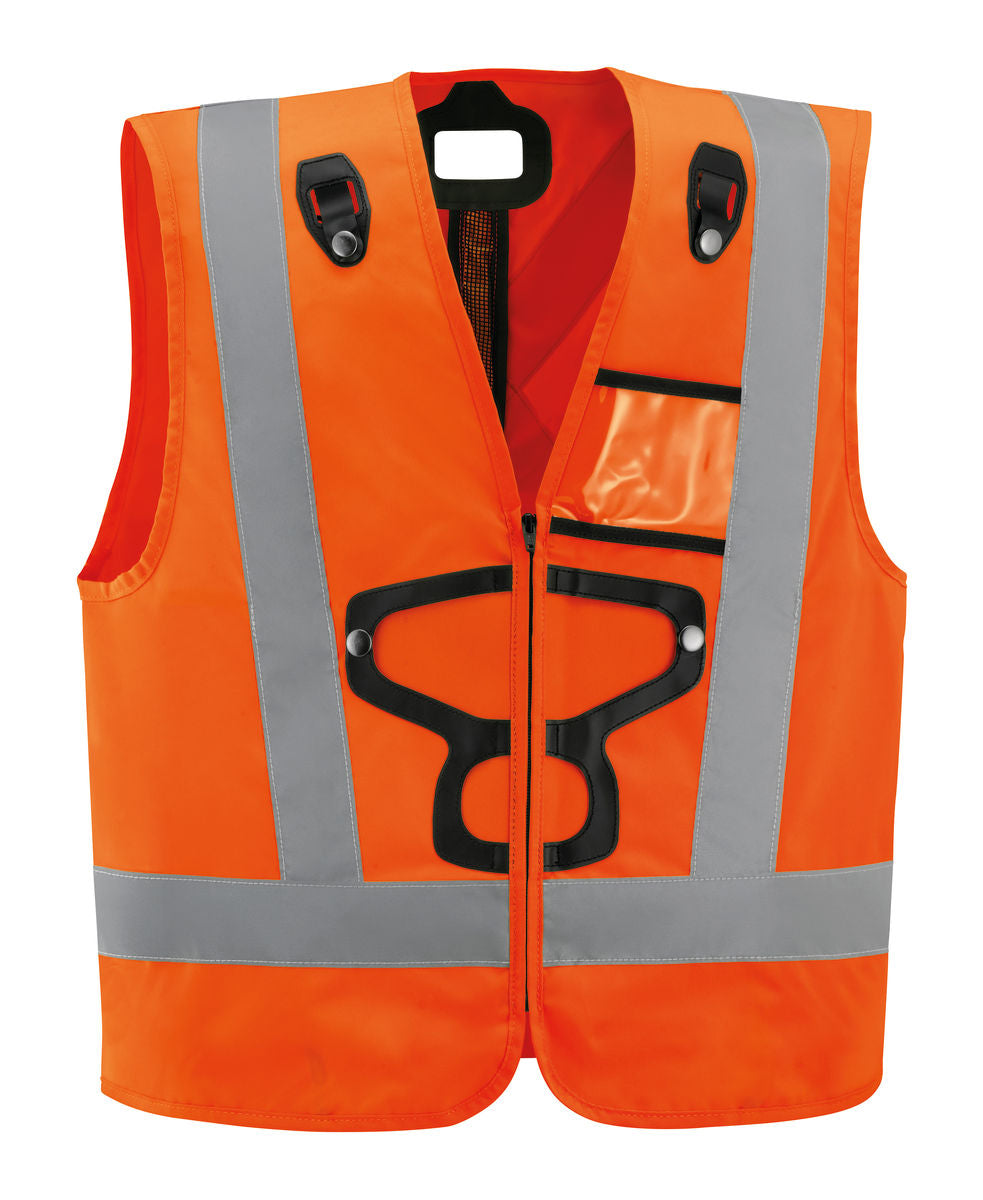 Petzl Hi-Viz Vest for NEWTON Harnesses – The NEWTON EASYFIT HI-VIZ fall arrest harness has a fluorescent-colored vest with reflective strips, making the worker highly visible. Easily donned due to EasyFit design. Available in 2 sizes. Shop now. – Now available at MTN Shop US. - imagen 3