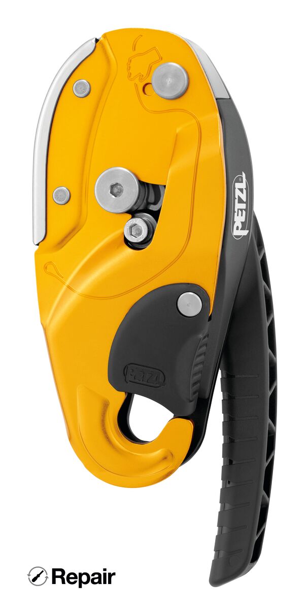 Descendiente reparable Petzl RIG en amarillo y negro - imagen 2