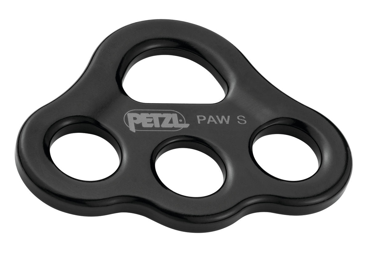 Placa Petzl Paw Rigging (táctica): disponible en tres tamaños. La placa de montaje PAW sirve para organizar la estación de trabajo y crear sistemas de anclajes múltiples. – Ahora disponible en MTN Shop US. - imagen 3