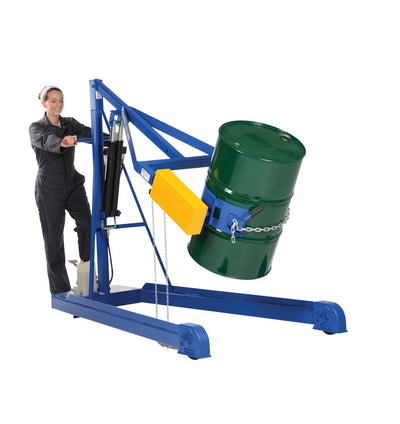 Vestil Manufacturing Corp Portable Hydraulic Drum Carrier/Rotator/Booms– – Now available at MTN Shop US.