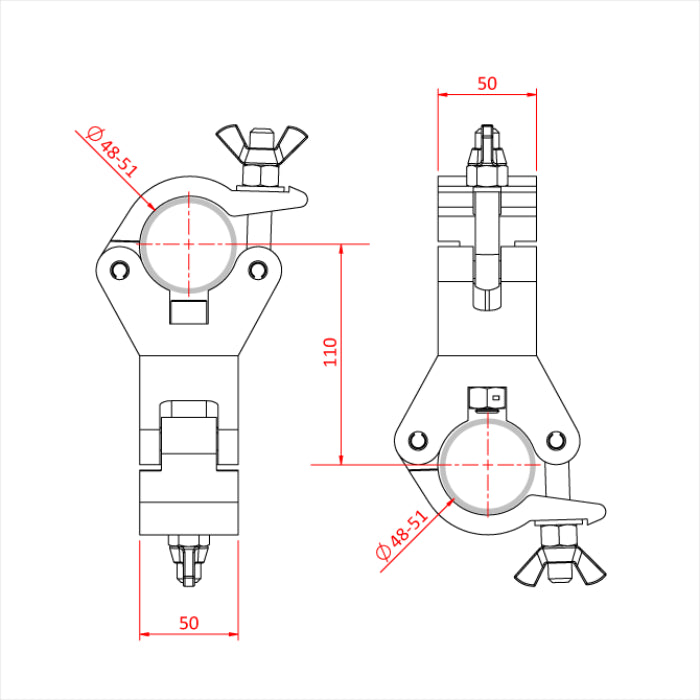 All Weather Doughty Swivel Coupler - imagen 3
