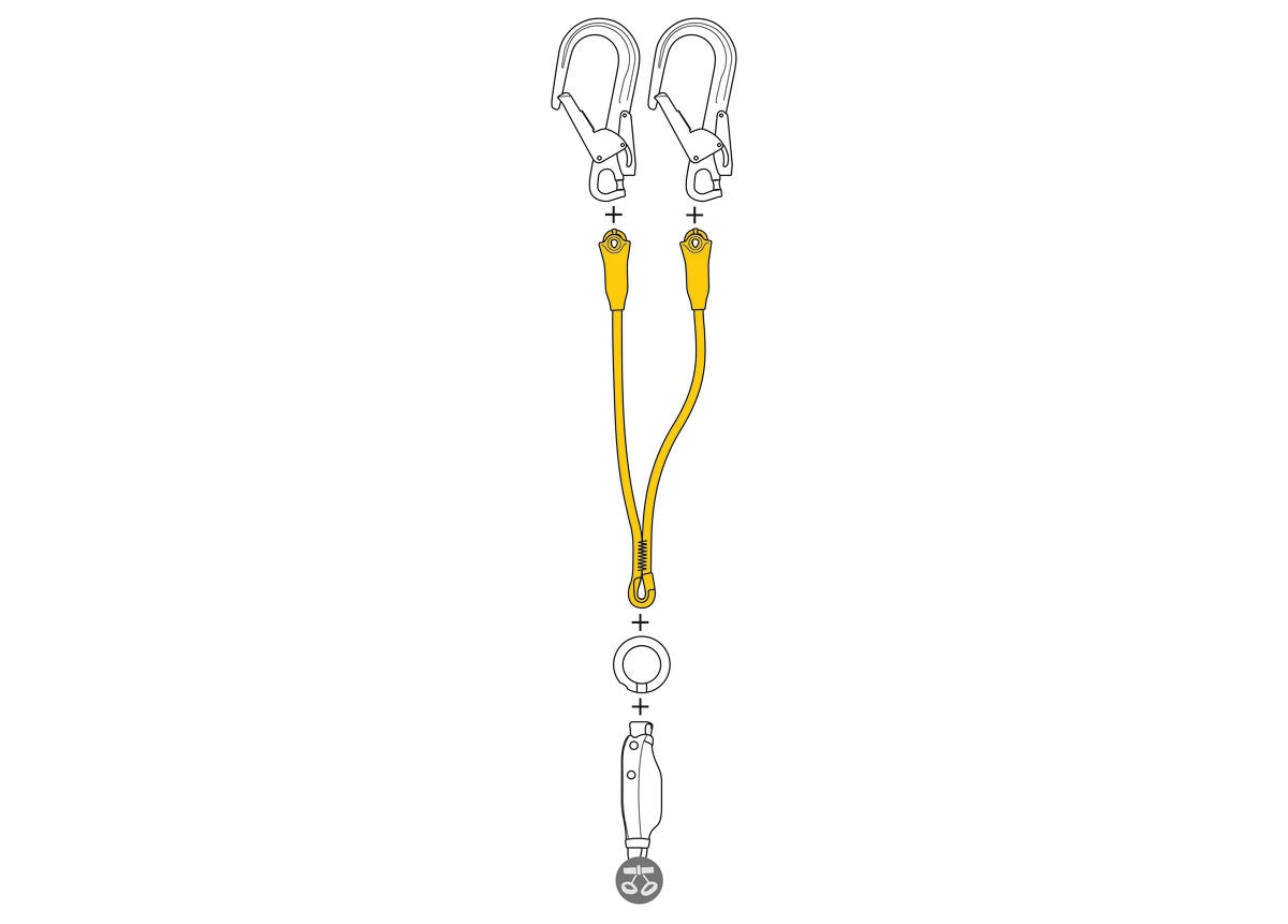 Petzl Jane-Y non-adjustable lanyard for fall protection - imagen 4