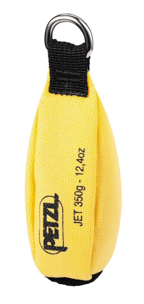 Petzl Jet throw-bag in yellow with a durable double-layer construction. Streamlined design for easy passage through tree branches. - imagen 3