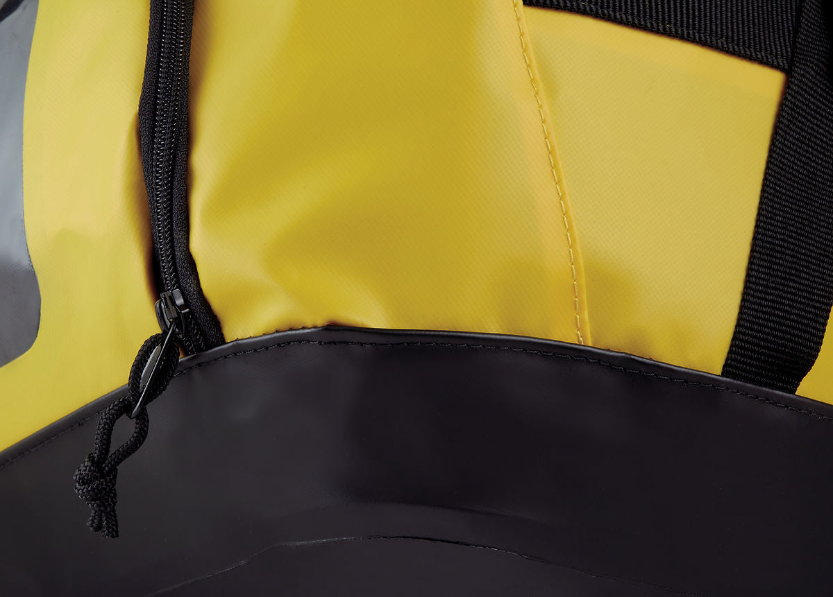 Black and yellow Petzl Duffel 65L backpack. - imagen 2