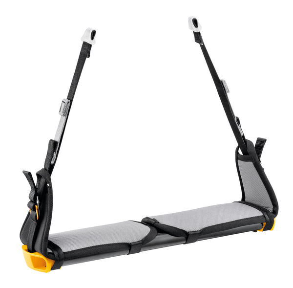 Petzl Seat for Sequoia Harnesses – Wide seat for a comfortable working position during suspension. Adjustable width to reduce bulk and facilitate movement within the tree. Shop now. – Now available at MTN Shop US.