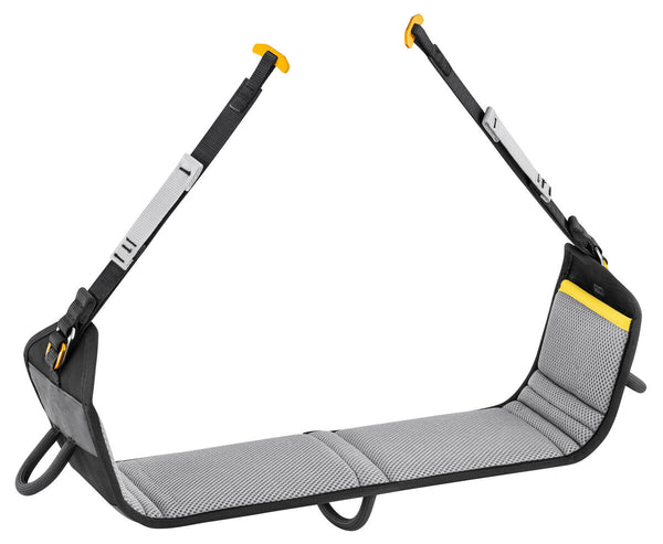 Petzl Covering for Podium, a high-quality replacement designed for the PODIUM work seat. Compatible with previous generation PODIUM models (S071AA00). Ensures continued comfort and durability for work-at-height professionals. Lightweight, easy to install, and built for long-lasting performance