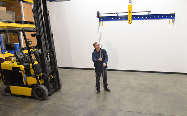 Vestil Manufacturing Corp Spreader Beam With Adjustable Hand Chain Crank Bail– – Now available at MTN Shop US.