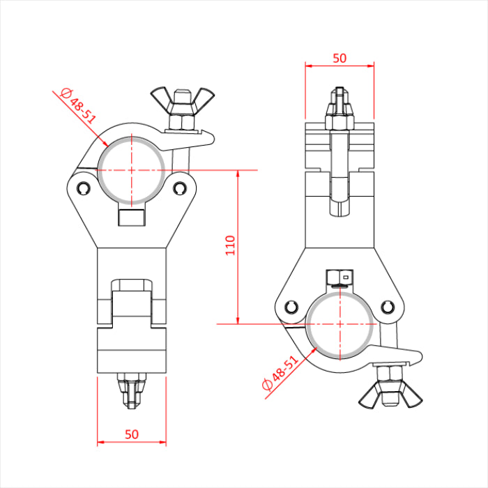 Doughty Swivel Coupler with Stainless Eye Bolt - imagen 3