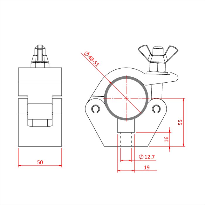 Doughty Half Coupler - TÜV Certified - imagen 3