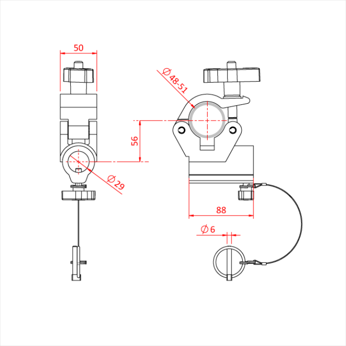 Doughty TV Clamp - imagen 3