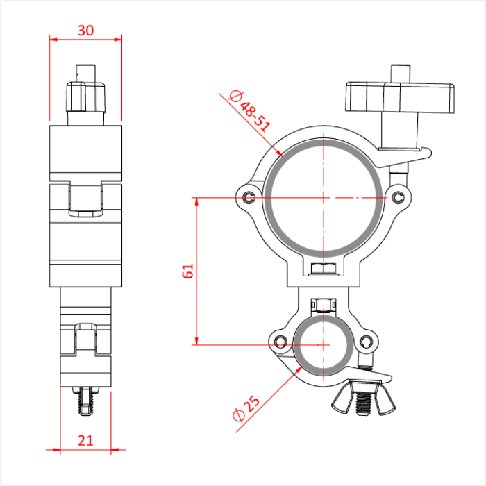 Doughty Super Lightweight to Atom Swivel Combo - imagen 9
