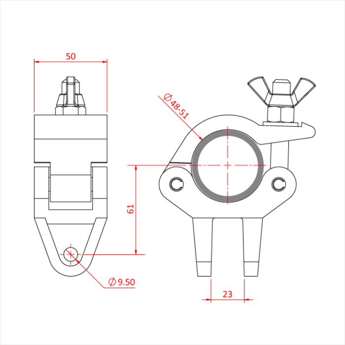Doughty Stabiliser Coupler-Basic - imagen 2