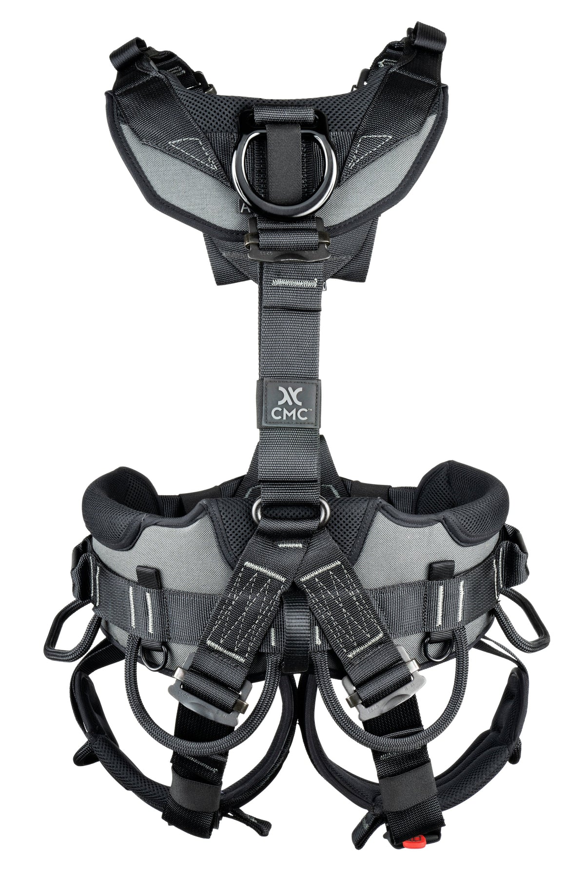 Arnés CMC ATOM Global (ahora solo Byo, sin certificación CE), arnés de cuerpo completo para acceso mediante cuerda con fijaciones dorsal y esternal, vista lateral - imagen 4