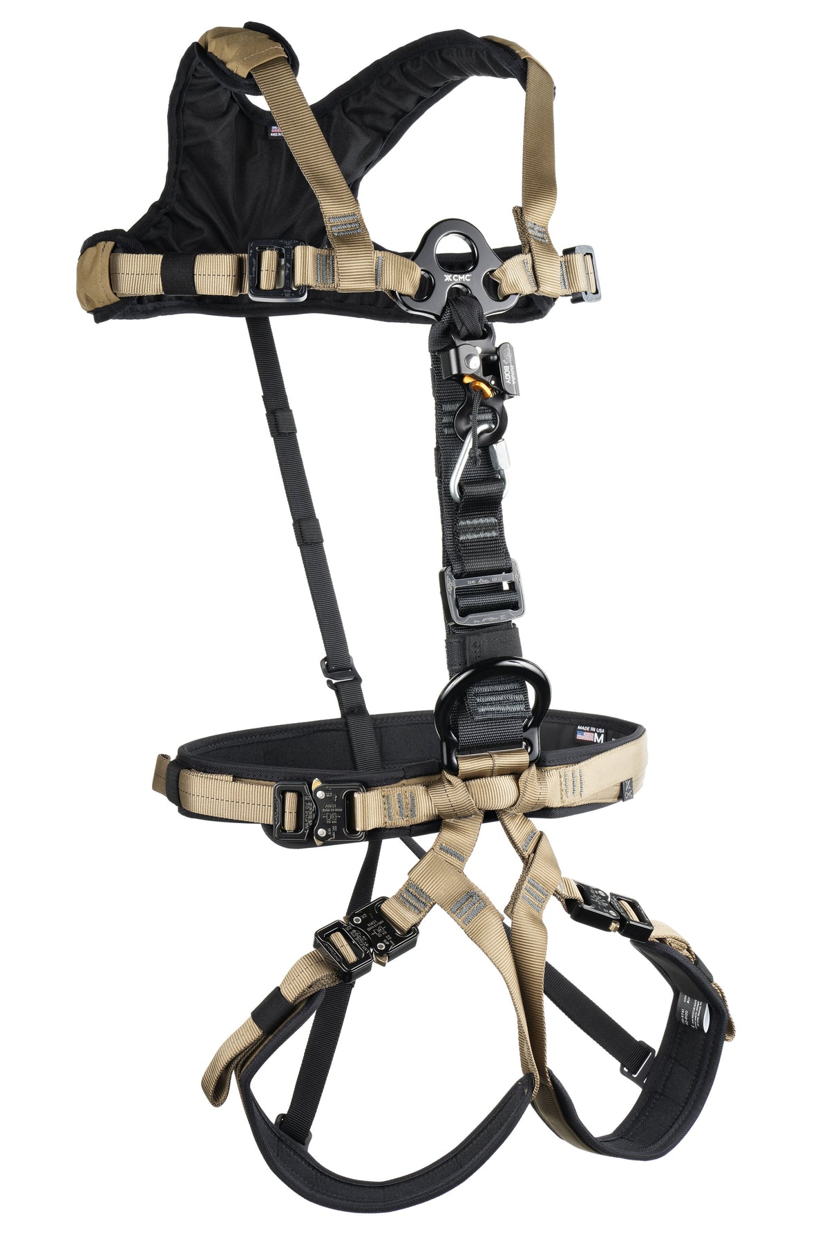 CMC Outback Convertible Harness, convertible full-body rescue harness with adjustable straps, product view 26 - imagen 25