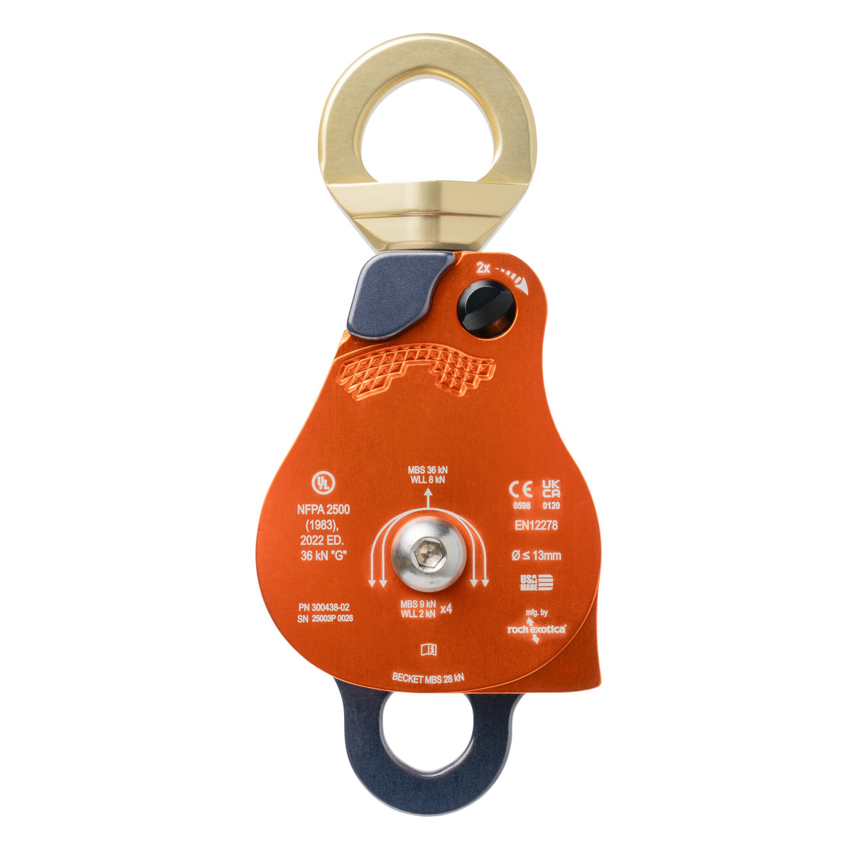 CMC Proswivel Pulleys, polea de aparejo con cabezal giratorio, SKU 300431, vista de producto 22 - imagen 21