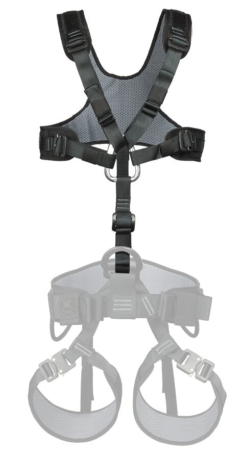 Arnés de pecho CMC Ranger, arnés de pecho con correas para usar con un arnés de asiento