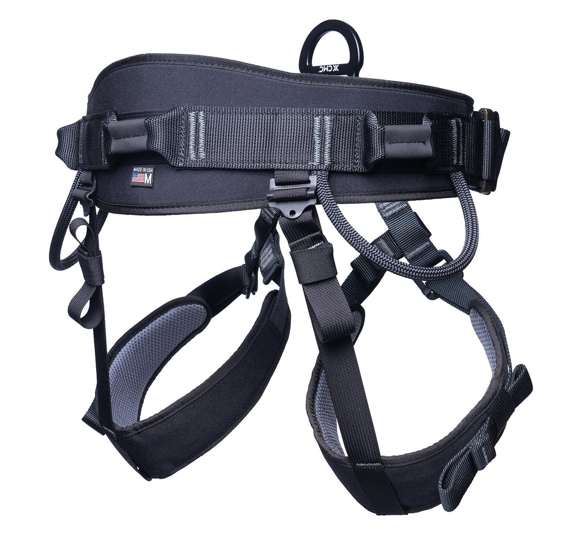CMC Ranger Harness, seat harness with padded leg loops for rescue work, close-up detail - imagen 6