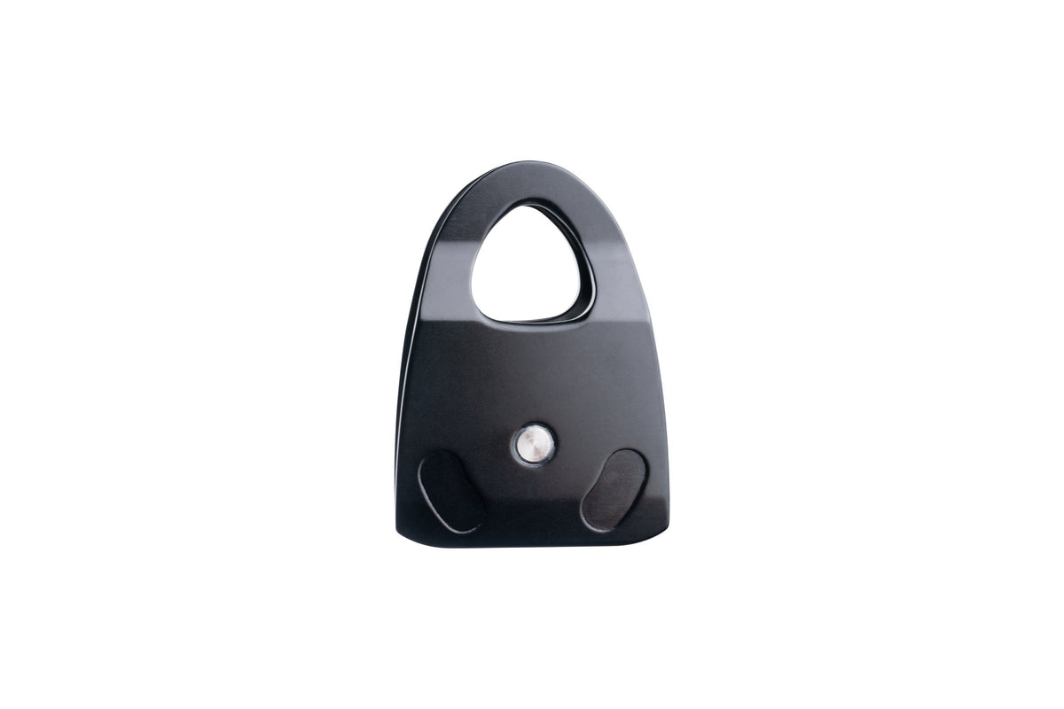 CMC Rescue Pulleys, aluminium rescue pulley with swinging side plates, side view - imagen 4