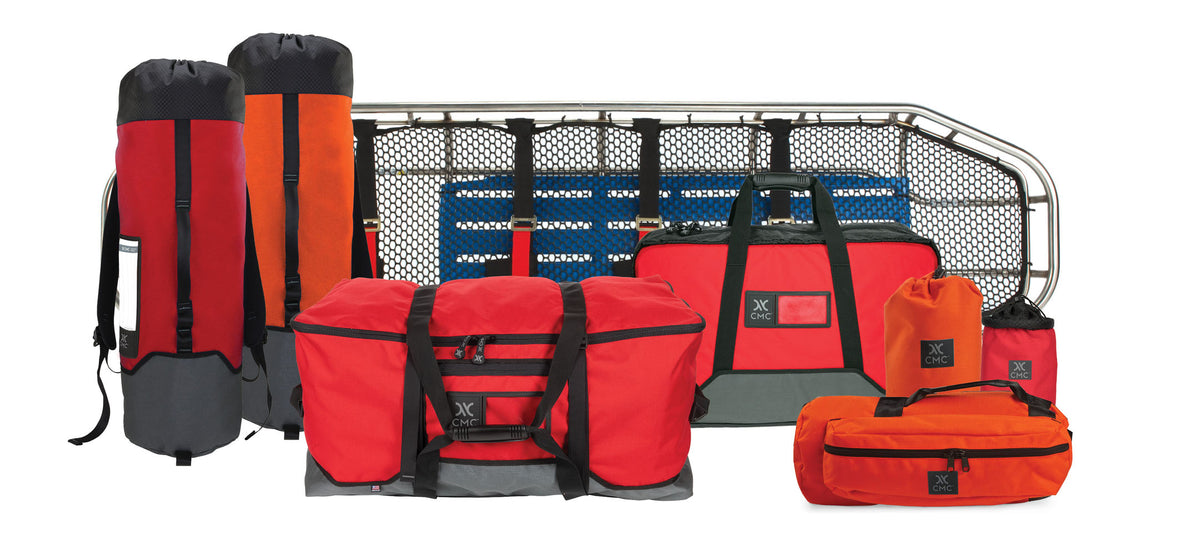 CMC Usar Task Force Rigging Kit, kit de aparejo de búsqueda y rescate urbano en bolsa de almacenamiento, vista lateral - imagen 4