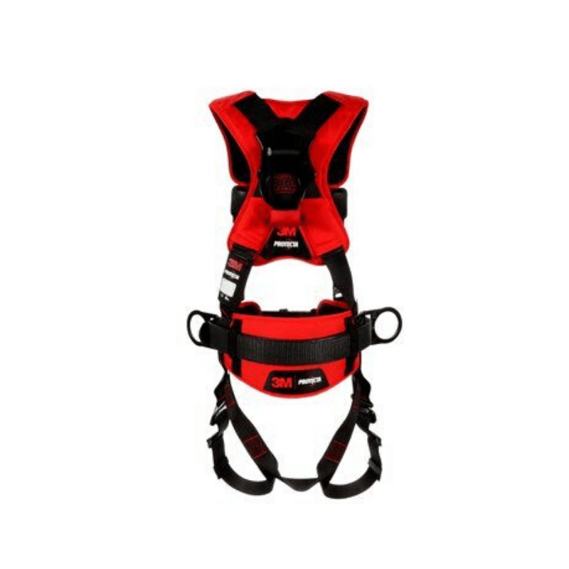3M™ Protecta® Comfort Construction Style Positioning Harness - Rear View with Back D-ring and Fixed Dorsal D-ring - imagen 4