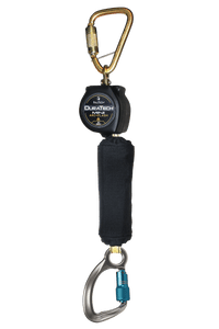 6' Arc Flash Mini Personal SRL with Aluminum Carabiner, Includes Steel Dorsal Connecting Carabiner