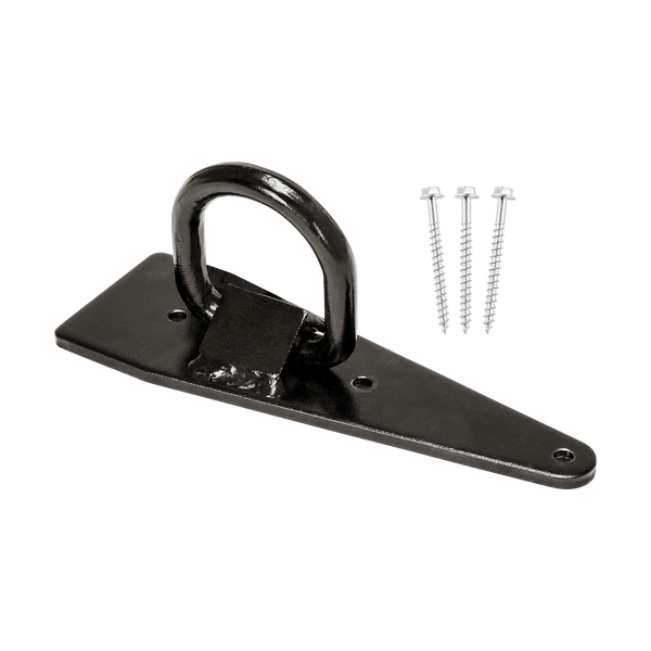 Reusable D-ring Plate Anchor for Wood