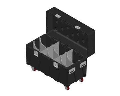 Mountain Productions BOX®: Spektrum Series LG Insert Package - Triple CM Lodestar V2– MTN BOX: Spektrum Series LG insert package for 3 CM Classic Large Frame Lodestars. Hoist chain and chain hoist bags are stored below Lodestar hoists. – Now available at MTN Shop US.