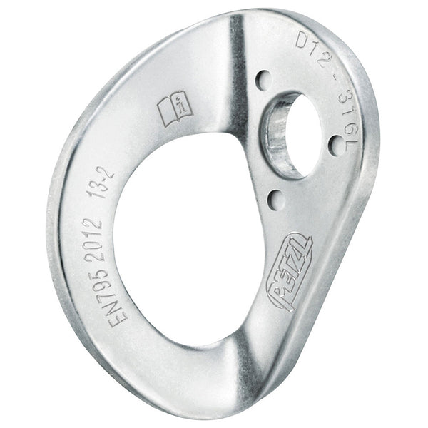 Petzl Coeur Hanger (20pk) – Steel hanger designed for interior uses with 10 and 12 mm bolts. Hanger: - made of steel, for interior uses - hanger anti-rotation system. – Now available at MTN Shop US.