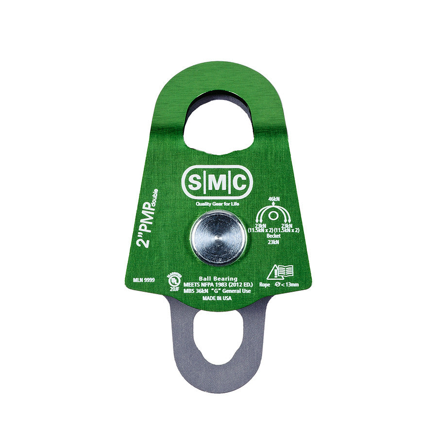 PMI SMC 2” Double Prusik Minding Pulley – NFPA– SMC 2” Double Prusik Minding Pulley is a mid-sized pulley ideal for rigging with 11mm - 13mm rope or when there is no room for a 3" prusik minding pulley. – Now available at MTN Shop US. - imagen 2