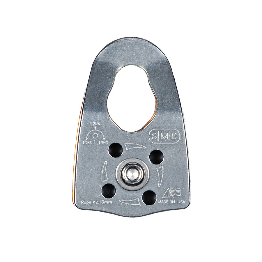 PMI SMC CRx Crevasse Rescue Pulley– The SMC CRx Pulley small yet strong and efficient. Includes prusik minding capability for use in a 2-to-1 C-system or a 3-to-1 Z-system. Supports rope up to 1/2" – Now available at MTN Shop US. - imagen 6