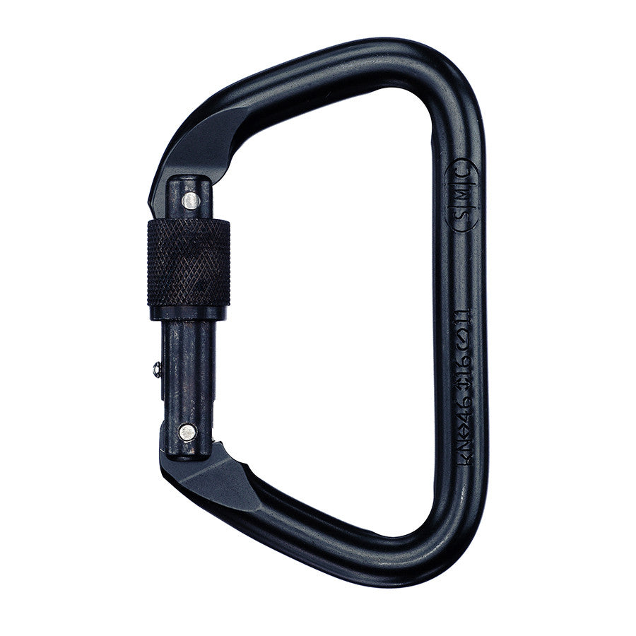 PMI SMC Large Locking D Steel Carabiner – NFPA– The SMC Large Locking D Steel Carabiner – NFPA is ideal for usage by fire and rescue professionals. Zinc-coated finish great for tactical use. Stainless steel option available – Now available at MTN Shop US. - imagen 7