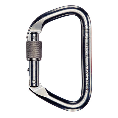 PMI SMC Large Locking D Stainless Steel Carabiner– The SMC Large Locking D Stainless Steel Carabiners are ideal for rescue professionals. Easily fits over litter rails; stainless steel or black coated finish – Now available at MTN Shop US.