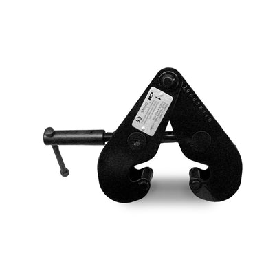 CM Screwlok beam clamp with adjustable screw and suspension bar for I-beam flanges