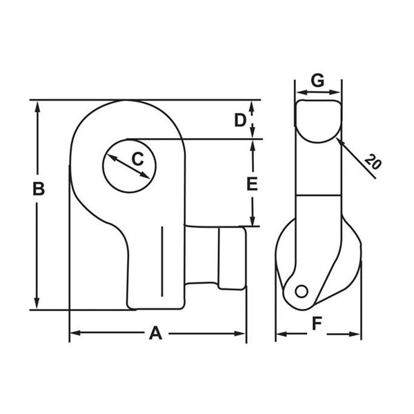 Camlok™ CLB Container Lifting Lugs– Camlok CLB Container Lifting Lugs are supplied in sets of four. These lifting lugs serve as flexible lashing points for the transportation of containers. – Now available at MTN Shop US.