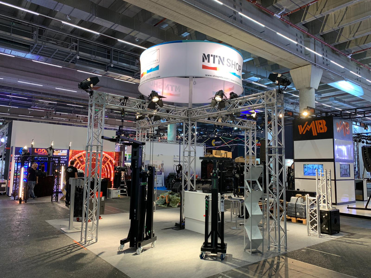 MTN Trade Show Truss Booth Package- Island Booth (5-Tower Structure) - imagen 2