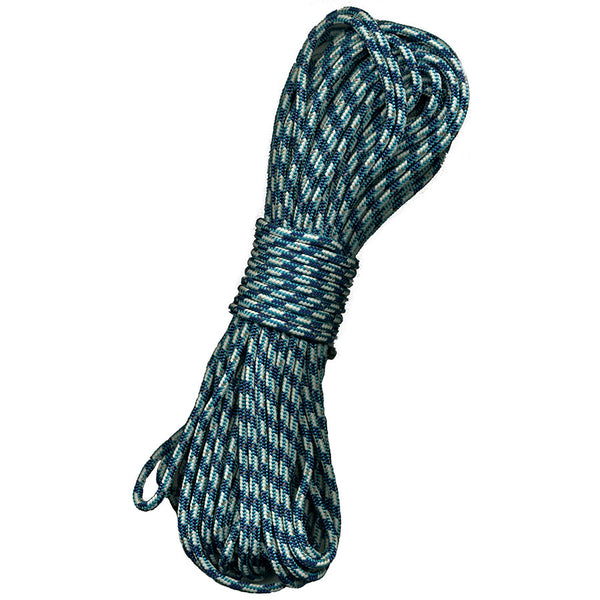 PMI Niteline– PMI NiteLine accessory cord is a 3mm cord with glow-in-the-dark and retro reflective yarns for low-light visibility. Great for gear lanyards, tent lines, & marking. – Now available at MTN Shop US.