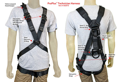 ProPlus Full Body Fall Arrest Harness- Top Technician Option