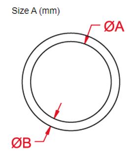 Kong Round Ring Dimensions - imagen 2
