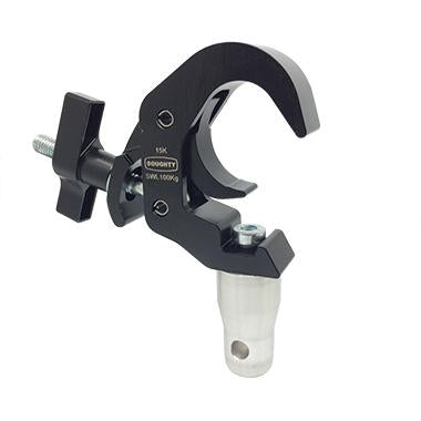 Doughty Quick Trigger Clamp with Half Connector (Black). Supplied by MTN Shop