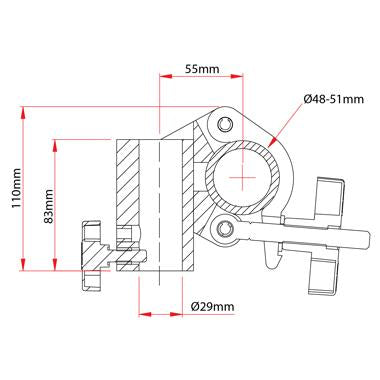 Doughty TV Clamp. Supplied by MTN Shop - imagen 5