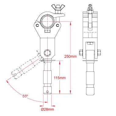 Doughty Articulated Big Ben Clamp Spec. - MTN Shop - imagen 4