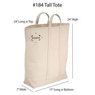 Steele Canvas Basket Corp Natural Canvas Tote Bag - Tall 5"– – Now available at MTN Shop US. - imagen 7
