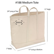 Steele Canvas Basket Corp Natural Canvas Tote Bag - Medium– – Now available at MTN Shop US. - imagen 6
