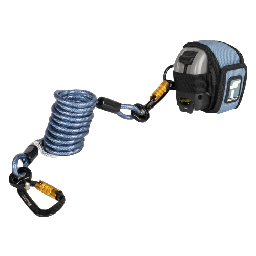 Kit de sujeción de herramientas FallTech, 2 lb, cinta métrica con sujeción en espiral elástica