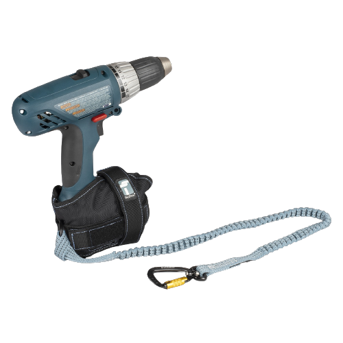 Kit de sujeción de herramientas FallTech, 6 lb, herramienta eléctrica con sujeción de red elástica