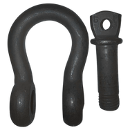 Green Pin Theatre Shackle SC large size with straight collar pin top view - imagen 24