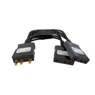 Lex 60 Amp Male Bates to Two 60 Amp Female Bates On 2' Tails