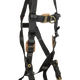 Arc Flash Nylon 4D Climbing Non-belted Looped Full Body Harness, Tongue Buckle Leg Adjustment