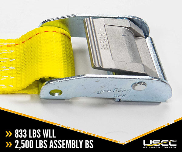 Peerless 2"X12' Van Strap Yellow - imagen 3